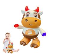 Light Up Dancing Toy - ABS 15 x 8 x 22 cm | Dancing Toy, Musical Cow Deer Toys with LED Lights Moving Interactive Fun Mignon Animal Figure For Entertainment | For Kids 1-3 Indoor Activity Daily Use