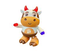 Light Up Dancing Toy - Dancing Deer Cow Toddler Toy | Light Up Dancing Toy | Dancing Musical Cow Deer Toys for Toddler | Dancing Cow Toy with Music and LED Lights for Active Fun, Cute Musical Deer Toy