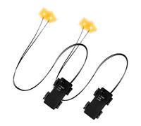 Light Up Eyes Halloween | 0.5cm Skull Cosplay Light Up Eyes with Timer | Multiple Applications LED Decorations Spooky Props for Tombstones Skeletons Outdoor Halloween Pumpkin