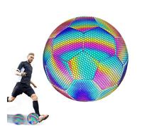 Light Up Football Ballon de football réfléchissant, ballon d'entraînement brillant pour , pratique pour adultes, Backyard Beach Field School Sports Indoor