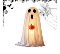 Light Up Ghost Decor Lighted Halloween Party Table and A Slightly Decor