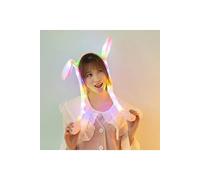 Light-Up Moving Bunny Ear Hat - Interactive Rabbit Ears with LED Lights
