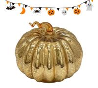 Light Up Pumpkin 25cm Halloween Fall Table Lamp With Auto Timer Decor | Warm Glowing Pumpkin Lamp With 6-hour Timer For Cozy Autumn Ambiance. Great For Mantels, Dining Tables, And Seasonal Displays