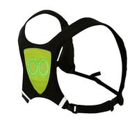 Light up Running Vest - LED Light up Running Vest Reflective | Rechargeable Safety Gear | Waterproof Jacket, RGB Rhythm Lights, Ambient Lights, Safety Warning Cycling Vests for Hiking Fishing Jogging