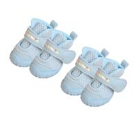 Light Up Shoes For Dogs - Anti-slip Led Adjustable Breathable Mesh Boots | Outdoor Glow Dog Boots For Summer Winter Night Walking Hot Pavement Home | Streets Road Park Lawn Path