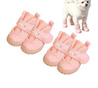 Light Up Shoes For Dogs - Anti-slip Led Adjustable Breathable Mesh Boots | Outdoor Glow Dog Boots For Summer Winter Night Walking Hot Pavement Home | Streets Road Park Lawn Path