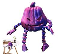 Light Up Statue Pumpkin - Halloween Decorations Horror Movie Movie Garden, Ensemble De 2 Pumpkins Halloween Decoration avec des Lumières Colorées - Affichage De Saison pour Le Jardin De