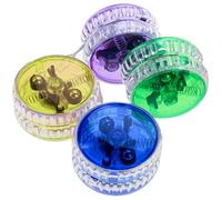 Light Up Yoyo 4Pcs 4 Couleurs Yo Yo en Plastique pour Enfants Portable Léger Yoyo Amateurish - pour Jouer, S'amuser, Cadeaux pour Enfants Jouets ET Jeux.