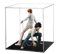 Light Yagami L Figure Set de figurines Anime 20 cm Modèle en PVC avec boîte de présentation en acrylique Décorations de Noël Bureau Objets de collection Cadeaux pour les fans