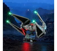 LIGHTAILING Jeu de Lumières pour 75382 L’intercepteur TIE - Modèle en Blocs De Construction - Ne Figurant Pas sur Le Modèle