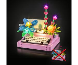 LIGHTAILING Jeu de Lumières pour Lego-31169 La Machine à écrire avec des Fleurs - Modèle en Blocs De Construction - Ne Figurant Pas sur Le Modèle
