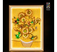 LIGHTAILING Jeu de Lumières pour Lego-31215 Vincent-Van-Gogh - Les Tournesols - Modèle en Blocs De Construction：Version Télécommande - Ne Figurant Pas sur Le Modèle