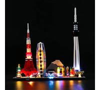 LIGHTAILING Kit d'éclairage LED pour Lego-21051 Architecture Tokyo Modèle de Blocs de Construction - Jeu de lumière LED Compatible avec Le modèle Lego (n'inclut Pas Le modèle Lego)