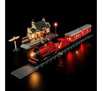 LIGHTAILING Kit d'éclairage LED pour Lego- 76423 Le Poudlard Express et la Gare de Pré-au-Lard Modèle de Blocs de Construction - Jeu de lumière LED Compatible avec Le Lego (Ne Pas inclure Le modèle)