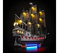 LIGHTAILING Lumière pour bateau pirate Lego 10365 Captain Jack Sparrows - Installation facile, câblage caché, décoration d'intérieur et prêt à offrir (modèle non inclus)
