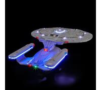 LIGHTAILING Lumière pour lego-10356 U.S.S. Enterprise NCC-1701-D - Installation facile, câblage caché, décoration d'intérieur et prête à offrir : version télécommande (modèle non inclus)