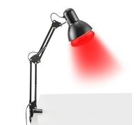 Lightakai Lampe infrarouge chauffante, 150 W, avec support, support de lampe à 360 °, pour adolescents, adultes, personnes âgées, sportifs