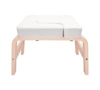 Lightakai Tabouret de yoga inversion avec coussinets en polyuréthane et cadre en bois, charge 440 kg, chaise de yoga pour la famille, la salle de sport