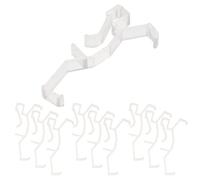 LIGHTAOTAO 10 Pièces Clips de Cantonnière en Plastique pour Stores Verticaux, Accessoires Robustes et Faciles à Utiliser, pour Fenêtres de Magasin ou Hôtel