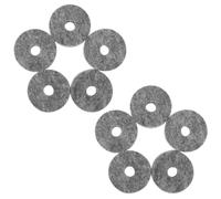 LIGHTAOTAO 10 Pièces Rondelles en Feutre pour Support de Cymbale 4, 0cm | Bruits Parasites, Amortissement des Vibrations, pour Scènes Jazz et Salles de Batterie