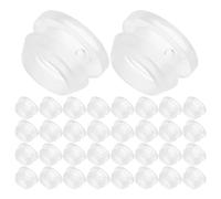 LIGHTAOTAO 100 Joints D'étanchéité en Silicone pour Irrigation Goutte à Goutte, Diamètre 16mm, Compatibles Valves et Dispositifs Micro-Aspersion, Pack de 100 Pièces pour Arrosage de Pelouses
