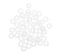 LIGHTAOTAO 100 pièces Rondelles Plastique pour Batterie de Batterie Accessoires de Kit Joints pour Baguettes Du Bruit et Résistance Déformation Adapté pour Caisse Claire et Standard
