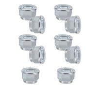 LIGHTAOTAO 10pièces Écrou à Filetage Inversé pour Lame de Tondeuse Compatible avec Husqvarna Écrou de Rétention Lame Anti-desserrage pour Tondeuse à Gazon Scie Élagueuse Broussailles