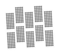 LIGHTAOTAO 15feuilles Marqueurs Réflexifs pour Scanner Points De Référence De Haute Précision pour Suivi Optique Et Calibration Points