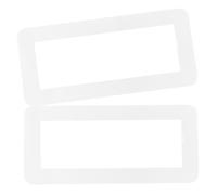 LIGHTAOTAO 2 Pièces Autocollant de Protection pour Interrupteur Mural 3-gang 86 Type en Acrylique Transparent, Utilisation Rapide et Facile, Décoration Discrète pour Prise et Interrupteur