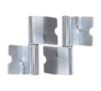 LIGHTAOTAO 2 Pièces Charnière de Porte pour Remorque et Caisse de Chargement, en Métal Argenté, Facile à Installer, Ouverture Fluide, Dimensions 8,5 X 4,2 X 2,3 Cm, pour Véhicules Utilitaires