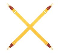LIGHTAOTAO 2 Pièces Sangle de Transport pour Bouteille d'eau, Porte-Bouteille de Randonnée en Nylon Jaune, Réglable, Portable, Protège Chaleur Rayures, à Suspendre au Paquet à Dos, Randonnée