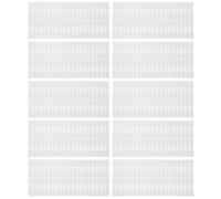 LIGHTAOTAO 2000pièces Étiquettes de Prix Auto-adhésives pour Bijoux Rectangulaires Blanches Étiquettes de Repérage pour Bracelets Bagues Boucles Oreilles Colliers Vente Détail