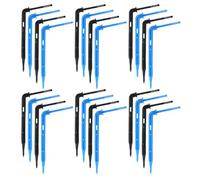 LIGHTAOTAO 200pcs Piquets D'irrigation Goutte à Goutte en Plastique pour Serrage et Jardin, Système Automatique Assurant Une Distribution Uniforme de l'eau Nutriments