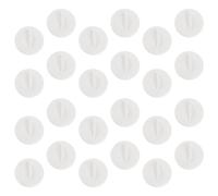 LIGHTAOTAO 24 Pièces Capuchons D'espacement Hydroponiques Blancs en Plastique Rond de 1,5 Pouce pour Réservoir d'eau et Trous de Plantation, Maintien de L'humidité Idéal, Adaptés Maison