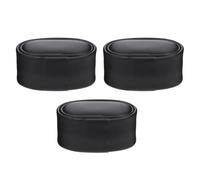 LIGHTAOTAO 3 Coussins de Montre en Cuir PU Noir, Lot de 3 Pièces Légers Mousse, Coussin de Présentation pour Bijoux et Montres, pour Collection et Exposition