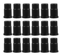 LIGHTAOTAO 30 Pièces Douille de Roulette en Abs Noir, Manchon de Tige Précis et Facile à Installer, Support de Fixation pour Pied de Chaise, Adapté à Tous les Pieds de Meubles
