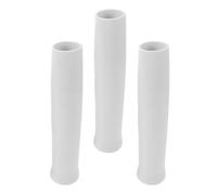 LIGHTAOTAO 3pcs Manchons pour Canne à Pêche en Plastique Blanc, Protection Renforcée et Montage Sécurisé pour Kayak et Siège de Bateau