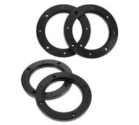 LIGHTAOTAO 4 Pièces Anneaux D'espacement Abs pour Haut-parleurs de Voiture 4 Pouces Design Creux pour Amélioration Sonore et Sécurité en Audio Automobile