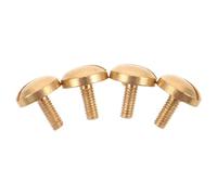 LIGHTAOTAO 4 Pièces Kit de Réparation pour Saxophone Ténor Vis Métalliques Or, Accessoires pour Instruments à Vent, Stabilité Améliorée et Remplacement Rapide pour Entretien Musical