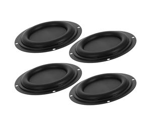 LIGHTAOTAO 4pcs Bass Speaker Diaphragm Plates Passive Radiator - Round Rubber Membranes for Woofer Audio Use in Portable Systems and Cars