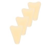 LIGHTAOTAO 4pcs Patchs en Silicone Autocollants Imperméables pour Parties Intimes Femmes, Protection Étanche et Respirante, Design Fin de Goutte D'eau, Natation