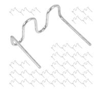 LIGHTAOTAO 500pcs Baguettes de Soudage en Acier Carbone 0,8 Mm Forme Ondulée pour Réparation Précise Pare-chocs de Voiture