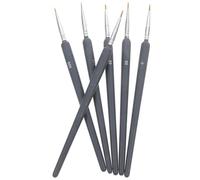 LIGHTAOTAO 6 pièces Lot de Pinceaux de Détail pour Aquarelle et Huile Stylos Pinceaux Rechargeables pour Peinture Fine Maquettes et Dessin Artistique