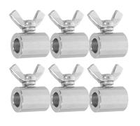 LIGHTAOTAO 6pcs Clips Câbles en Acier Inoxydable Argenté Mécanisme de Verrouillage Sécurisé, Fixation pour Câbles, pour Industries Marines et Assemblages Résistants