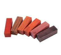 LIGHTAOTAO 6pcs Matériaux en Bois Soi-même pour Fabrication de Stylo, Ébauche de Stylo en Bois Massif, Facile à Travailler, pour Tournage et Loisirs Créatifs Couleur Couleur Aléatoire