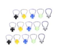 LIGHTAOTAO 9 Pièces Silicone Swimming Nose Clips Set Ergonomic Nose Plugs for and Adults Comfortable Non-Slip Swim Protectors for Diving and Training