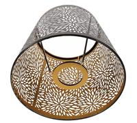 LIGHTAOTAO Abat-jour en Fer E27 Motif Gravé, Abat-jour Décoratif Moderne pour Lampe de Table, Création D'une Ambiance Cosy, Adapté Maison Bar