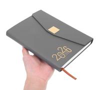 LIGHTAOTAO Agenda Bloc-notes Calendrier Pratique en Pu et Papier Personnalisable 2025 Élégant Planificateur de Tâches Quotidiennes Léger pour Étude et Voyage