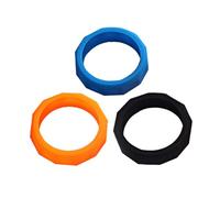 LIGHTAOTAO Anneaux Antidérapants en Silicone pour Microphone 3pcs, Cercles Ronds Résistants aux Chutes, Accessoires Pratiques pour Pied de Micro en Salle de Conférence