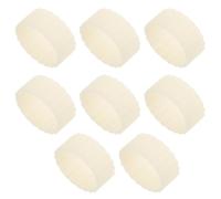 LIGHTAOTAO Anneaux Stabilisateurs en Silicone Beige Support Antidérapant et Polyvalent Lot de 8 pour Bougies Coniques pour Décorations de Maison et Mariages